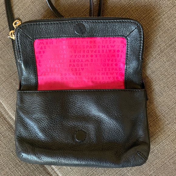 Kate spade black leather purse - Picture 3 of 5